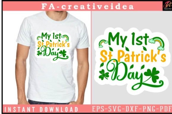 Download My First St.Patrick’s Day Svg Design - Premium Resources